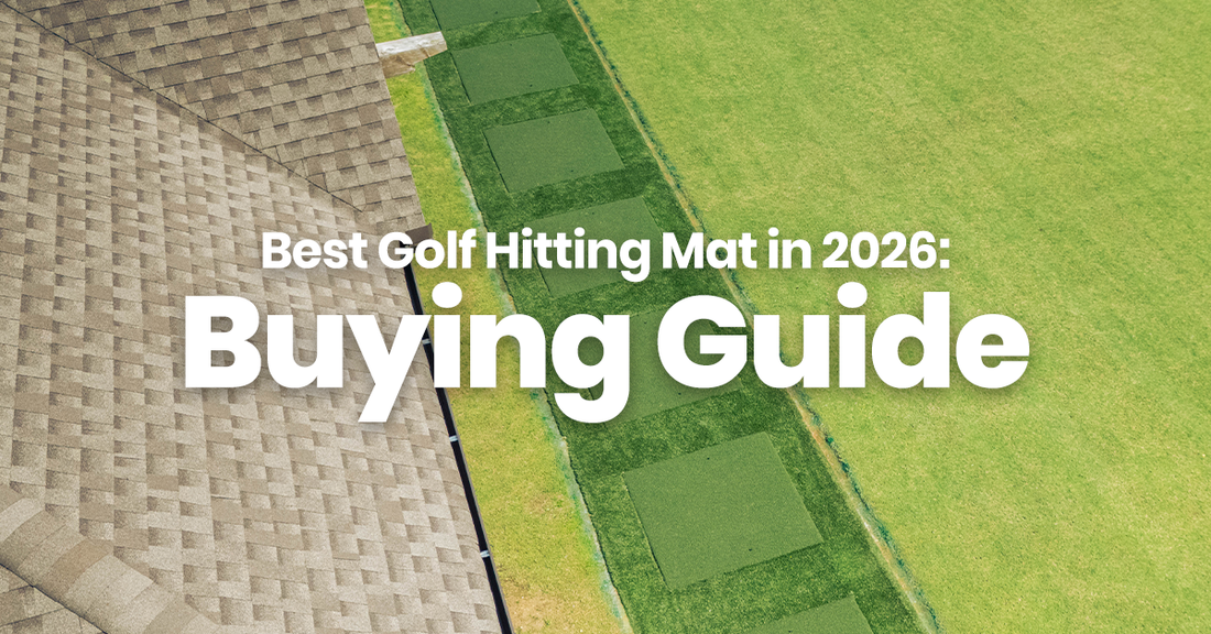 Image of Golf Hitting Mats on a Golf Range.