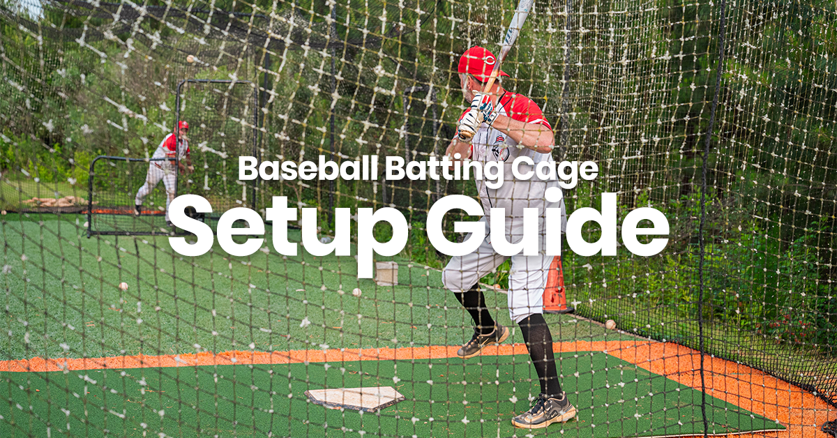 Image of All Turf Mat's 6x12 Baseball Hitting Mat in Action