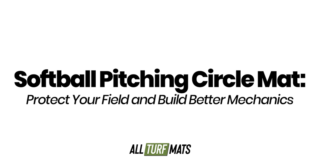 Softball Pitching Circle Mat: Protect Your Field and Build Better Mechanics