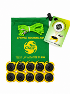 Tee Claw (10) Pack: Black-Yellow