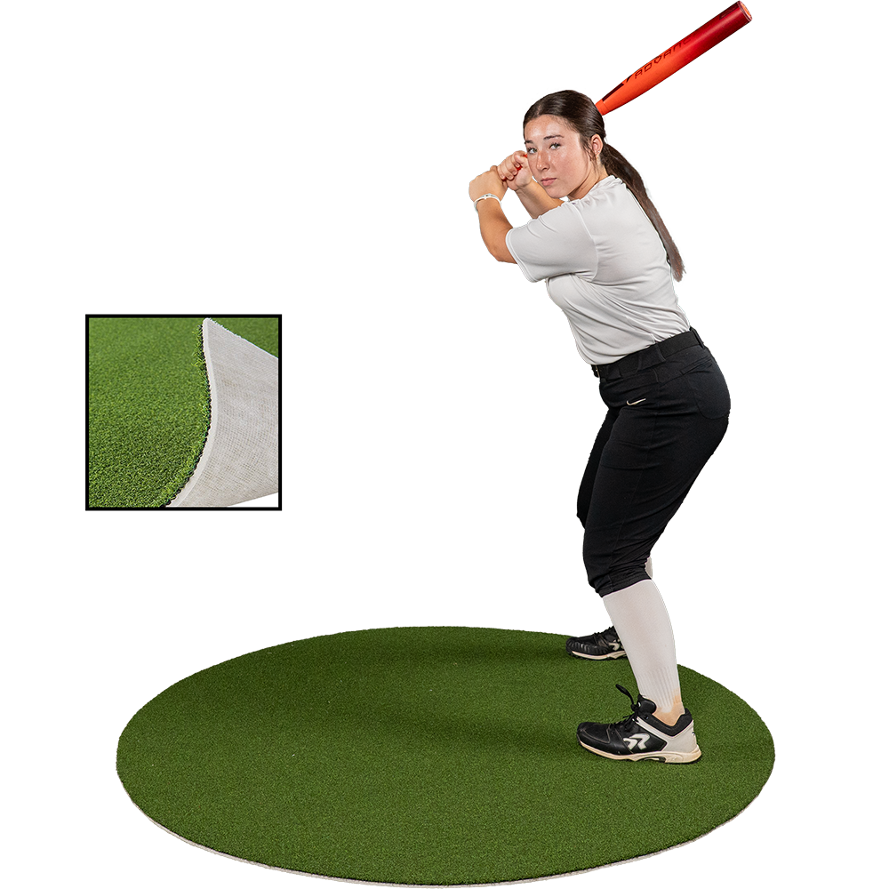 Proball Softball On Deck Circle with Flexible 5mm Foam Backing