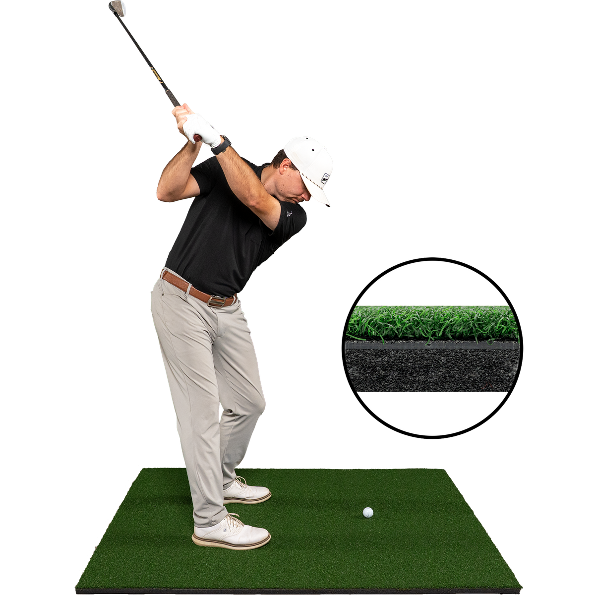 5 x 5 Fairway Golf Mat with Shock-Absorbent Foam (2nd Quality