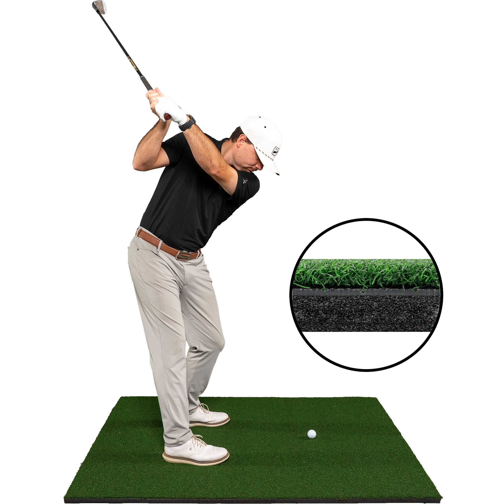 5 x 5 Fairway Golf Mat with Shock-Absorbent Foam (2nd Quality)