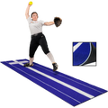 3 × 10 Elite Softball Pitching Mat - Blue