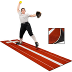 3 × 10 Elite Softball Pitching Mat - Clay