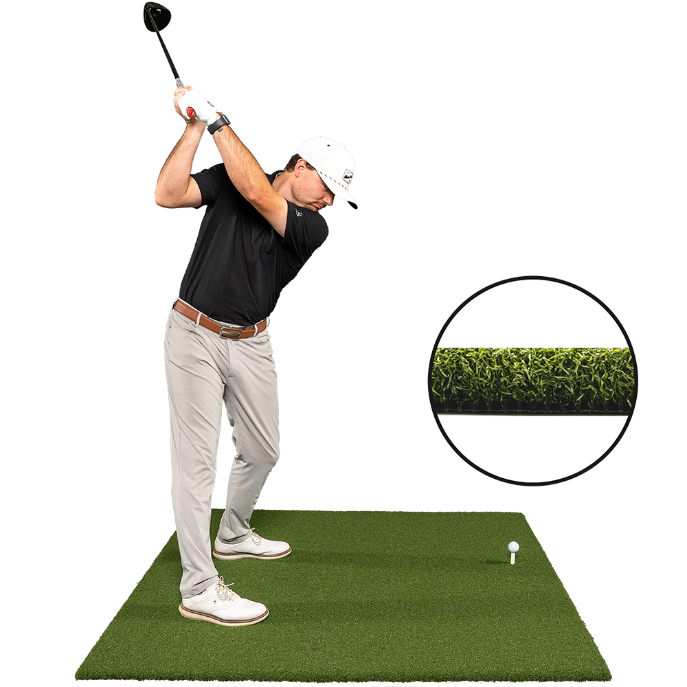 5 x 5 Super Tee Golf Mat with Urethane-Coated Backing