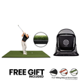 5x10 Super Tee golf mat with shock-absorbent foam and SPG-5 pop-up golf net bundle