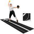 3 × 10 Elite Softball Pitching Mat - Black