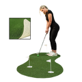 3 x 8 Indoor/Outdoor Putting Green with White Natural Rubber