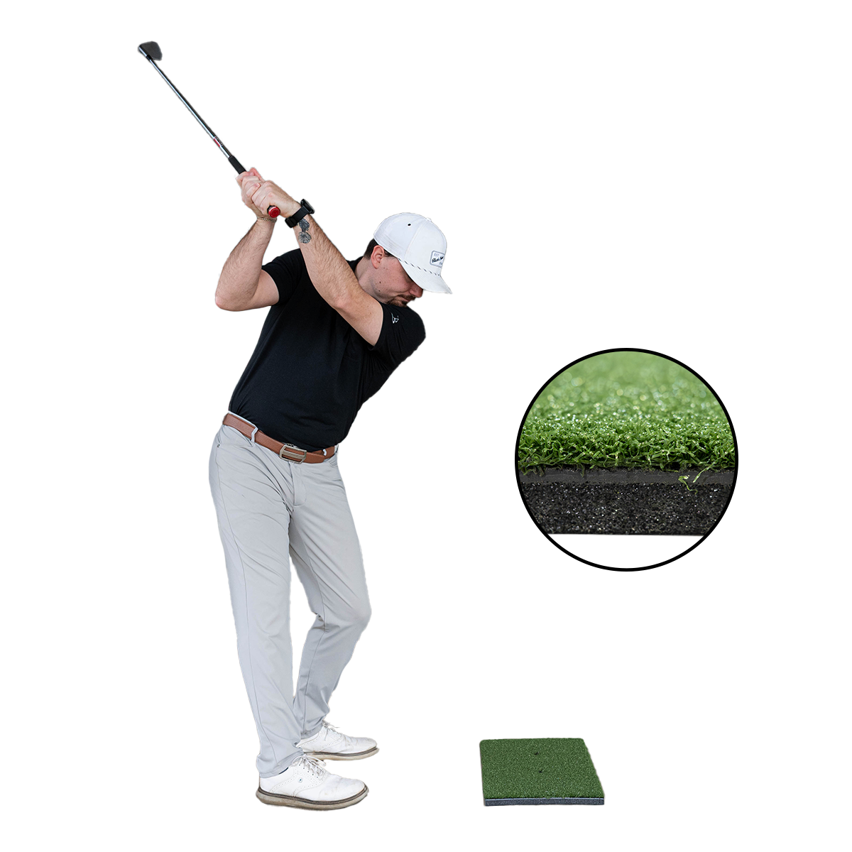 1 x 2 Fairway Golf Mat with Shock-Absorbent Foam