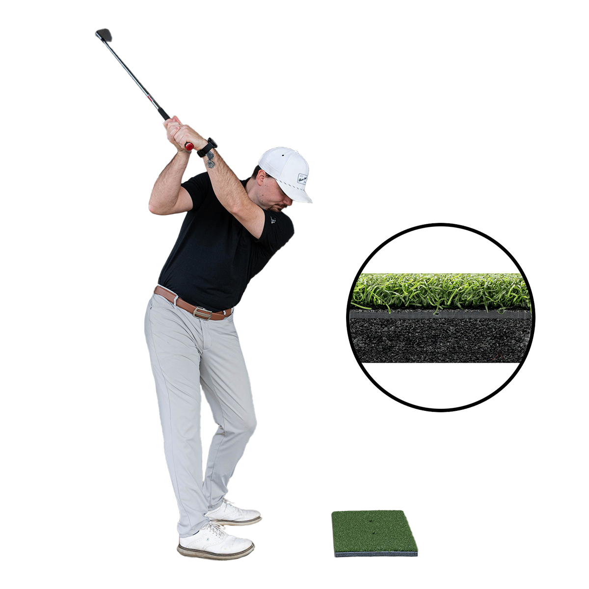 1 x 2 Fairway Golf Mat with Shock-Absorbent Foam