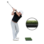 1 x 2 Super Tee golf mat with shock-absorbent foam that holds real wooden tees