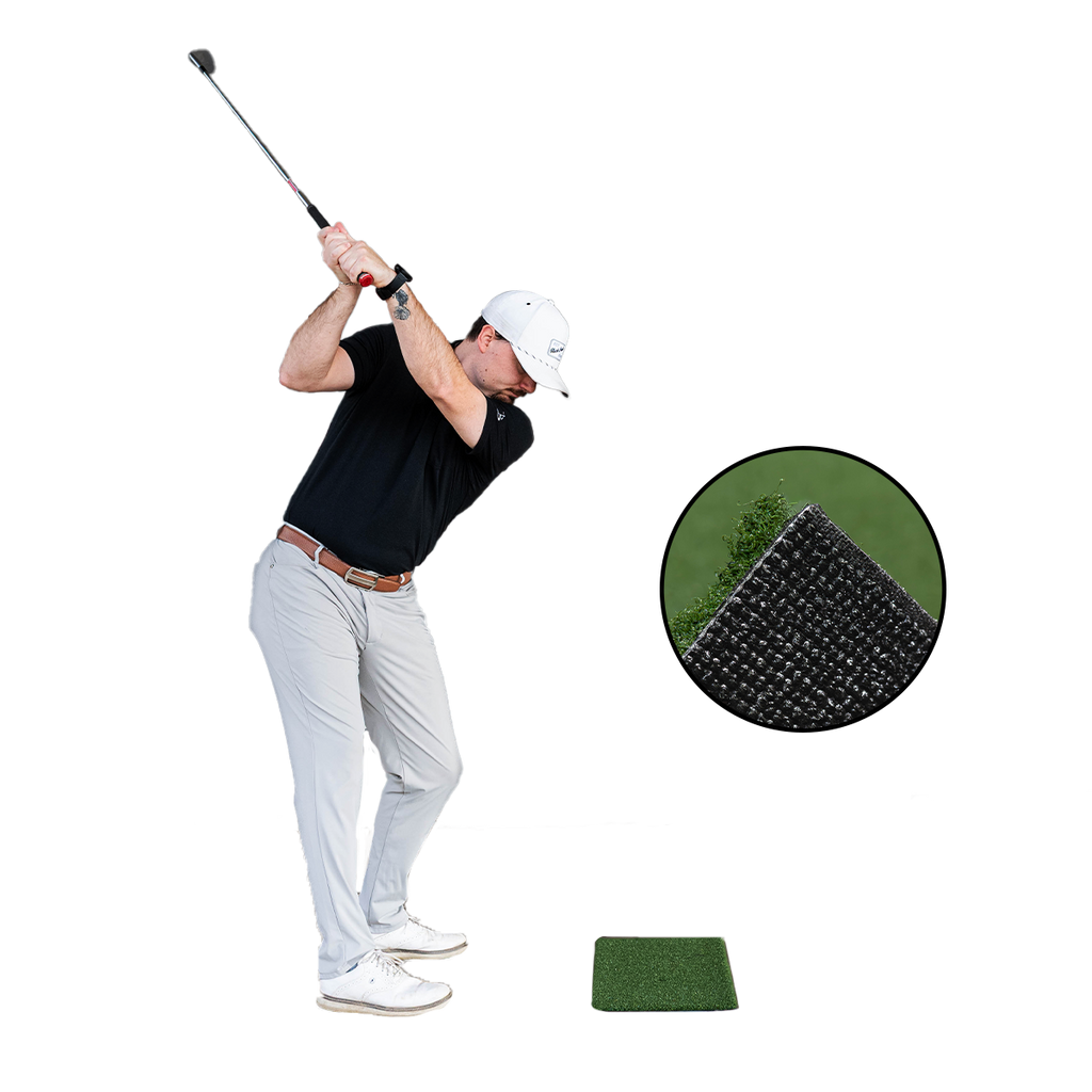 1 x 2 Super Tee Golf Mat with Urethane-Coated Backing