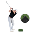 1 x 2 Super Tee Golf Mat with Urethane-Coated Backing