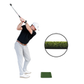 1 x 2 Super Tee golf mat with urethane backing that holds real wooden tees