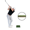 1 x 2 Fairway golf mat with flexible 5mm foam and rubber tee holes