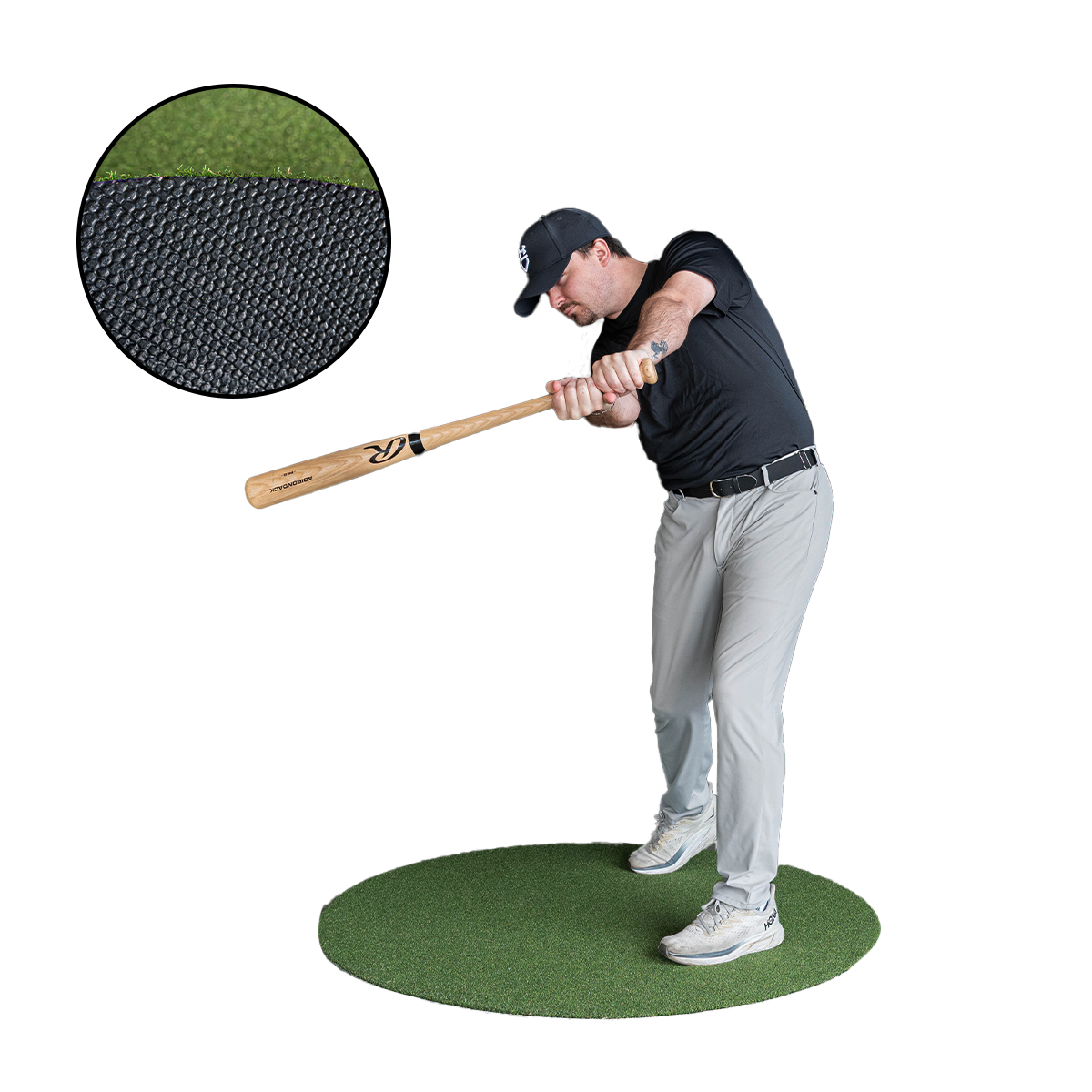 4ft Proball Baseball On Deck Circle with SureGrip Backing