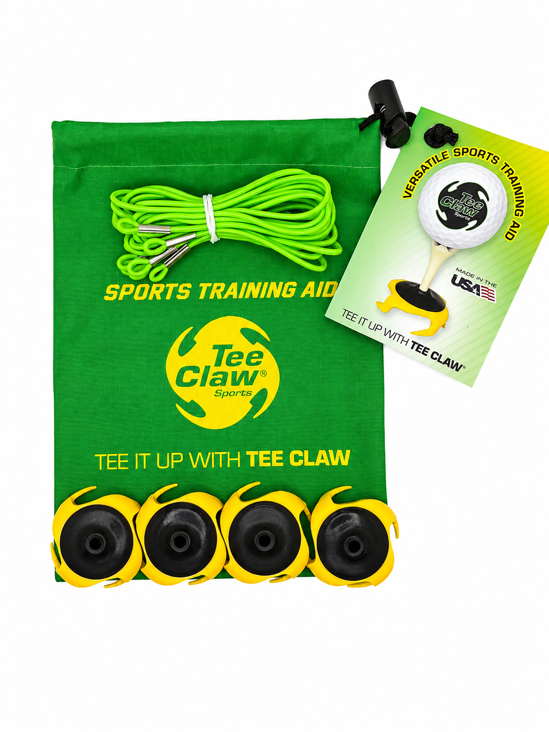 Tee Claw (4) Pack: Black and Yellow