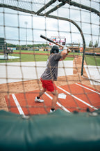 6 × 12 Proball Baseball Hitting Mat - Clay Poly, Painted Plate, Flexible 5mm Foam