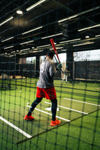 6 × 12 Proball Softball Hitting Mat - Green Nylon, Painted Plate, Flexible 5mm Foam