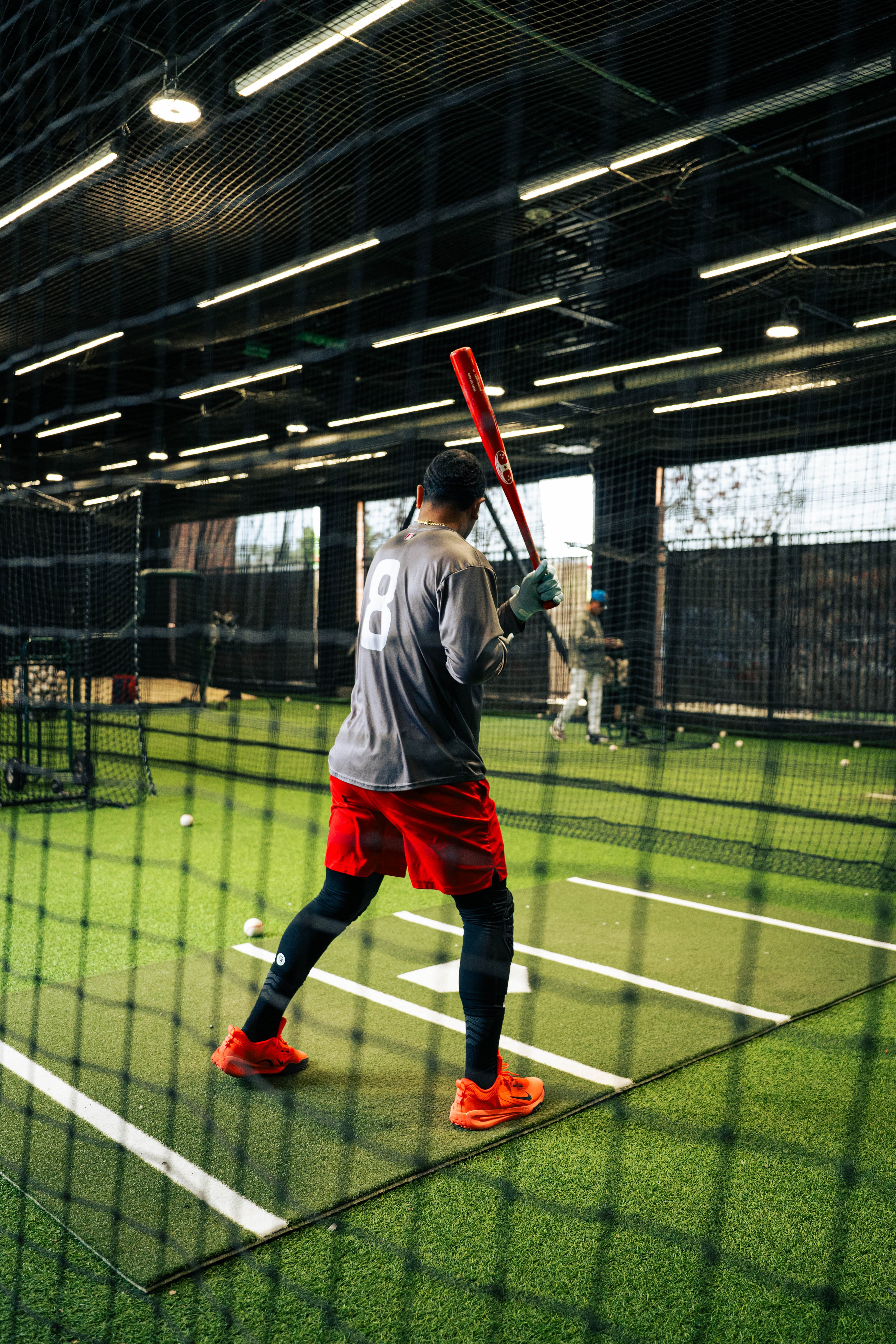 6 × 12 Proball Baseball Hitting Mat - Green Nylon, Inlaid Plate, Flexible 5mm Foam