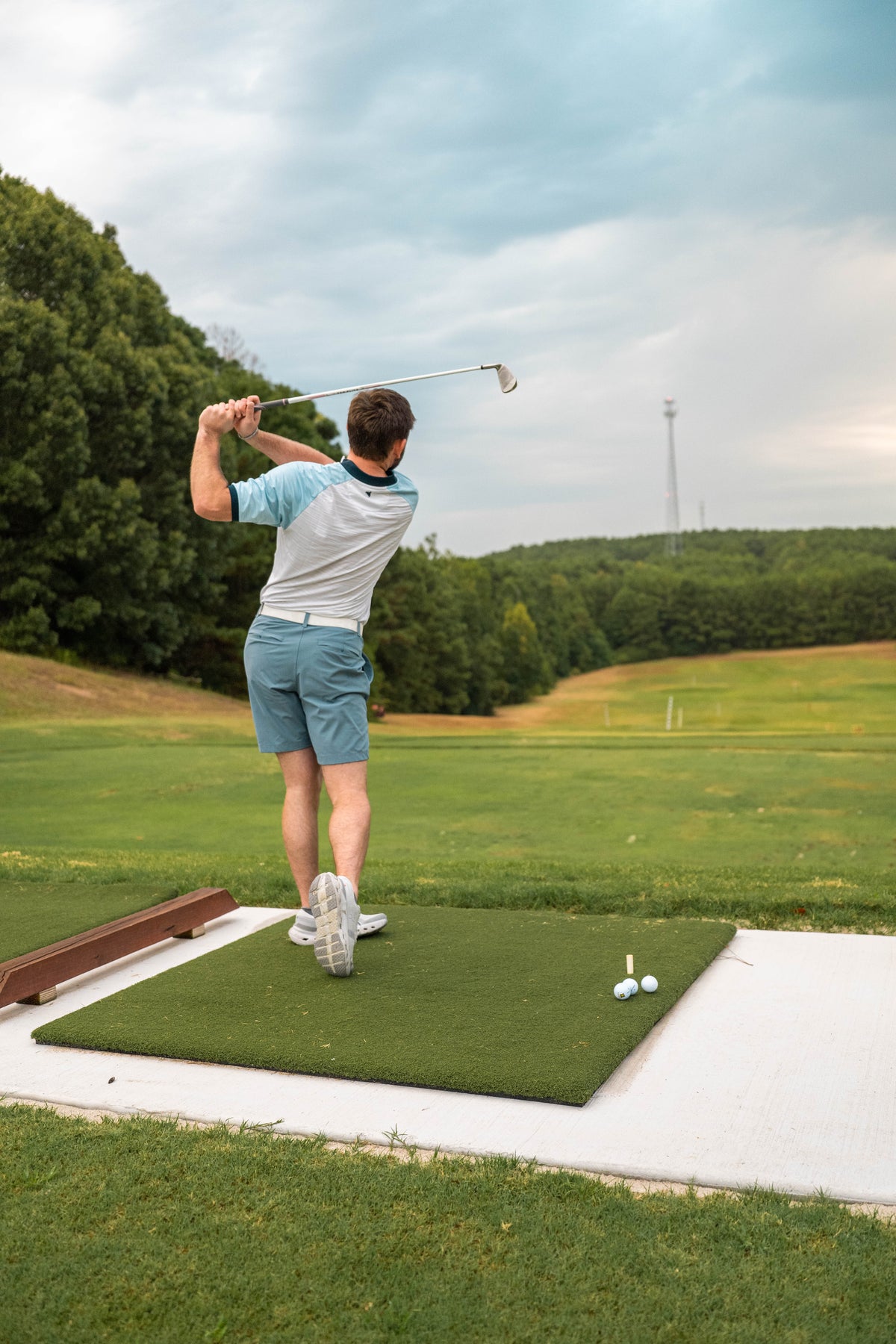 Super Tee golf mats at Cypress Bend Golf Course