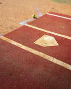 6 × 12 Proball Baseball Hitting Mat - Clay Nylon, Inlaid Plate, Flexible 5mm Foam