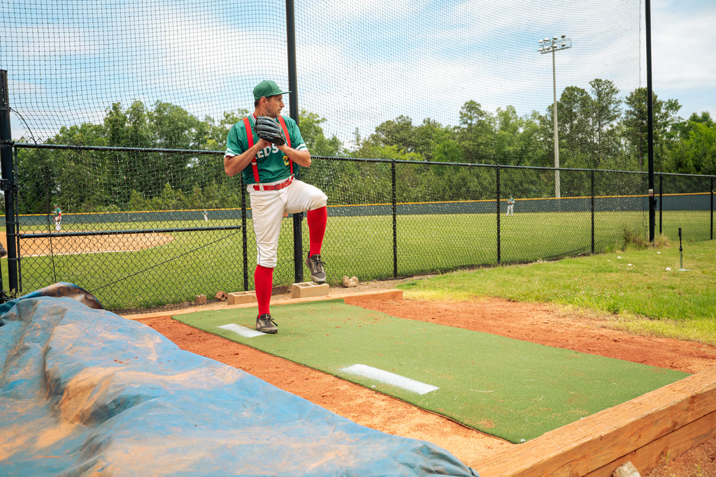 6 x 12 Proball Softball Stance Mat with Flexible 5mm Foam Backing