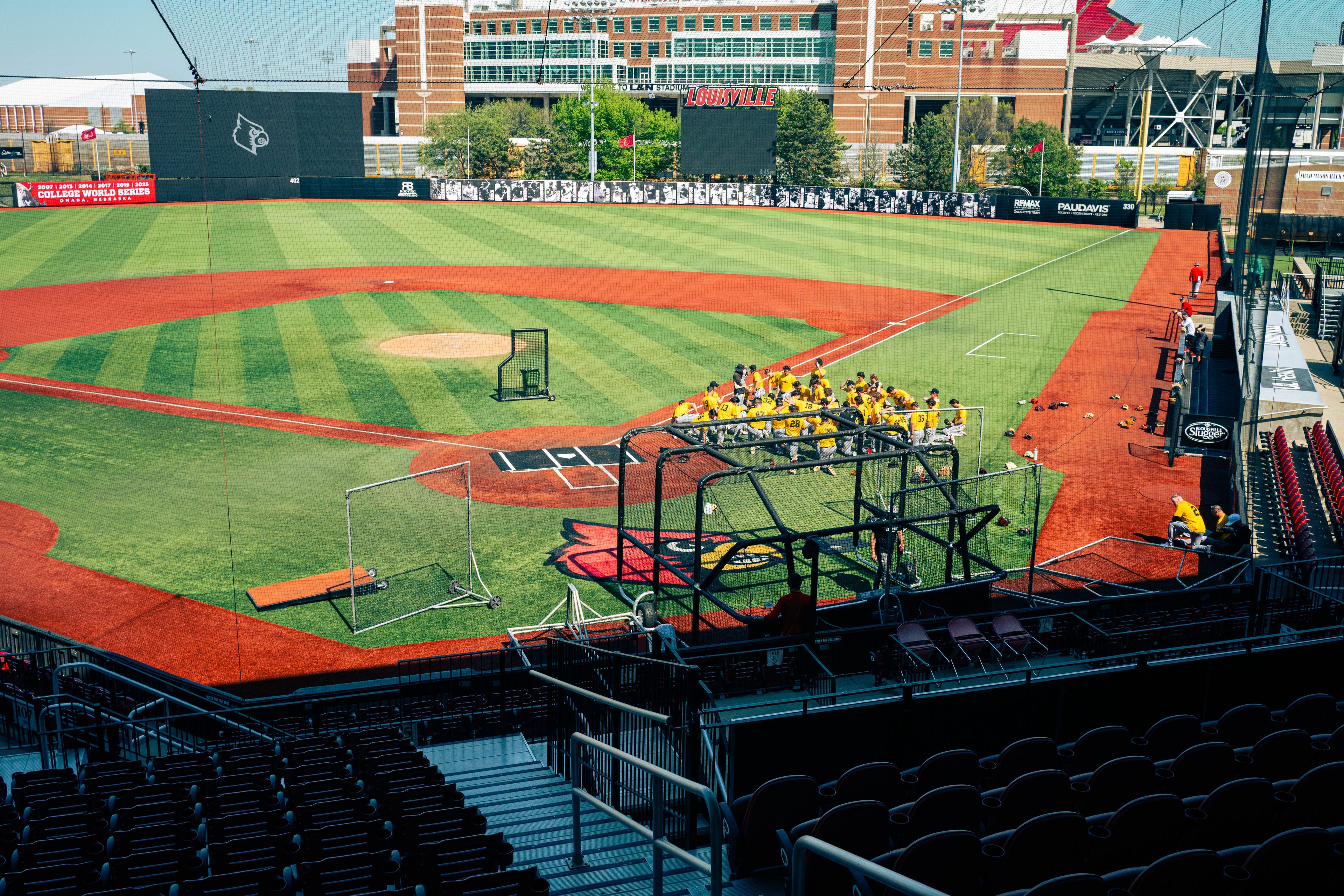 6 × 12 Proball Baseball Hitting Mat - Black Nylon, Painted Plate, Flexible 5mm Foam