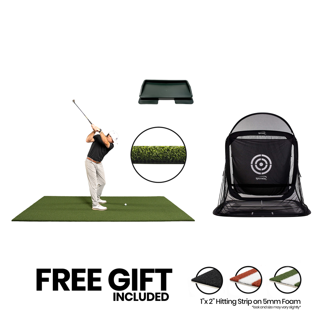 5x10 Super Tee Golf Mat with Urethane-Coated Backing: Gold Tier Bundle