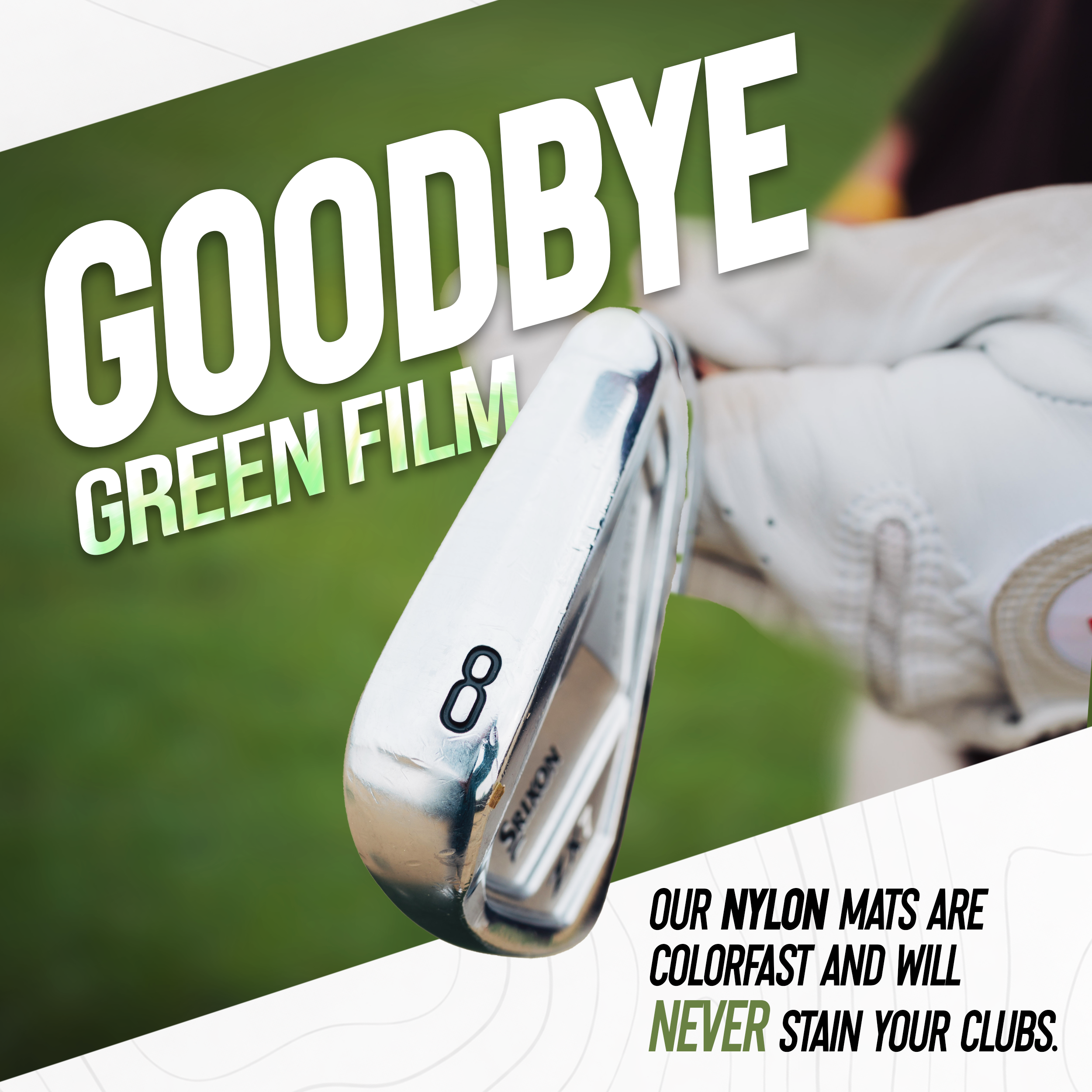 2 x 3 Super Tee Golf Mat with Urethane-Coated Backing