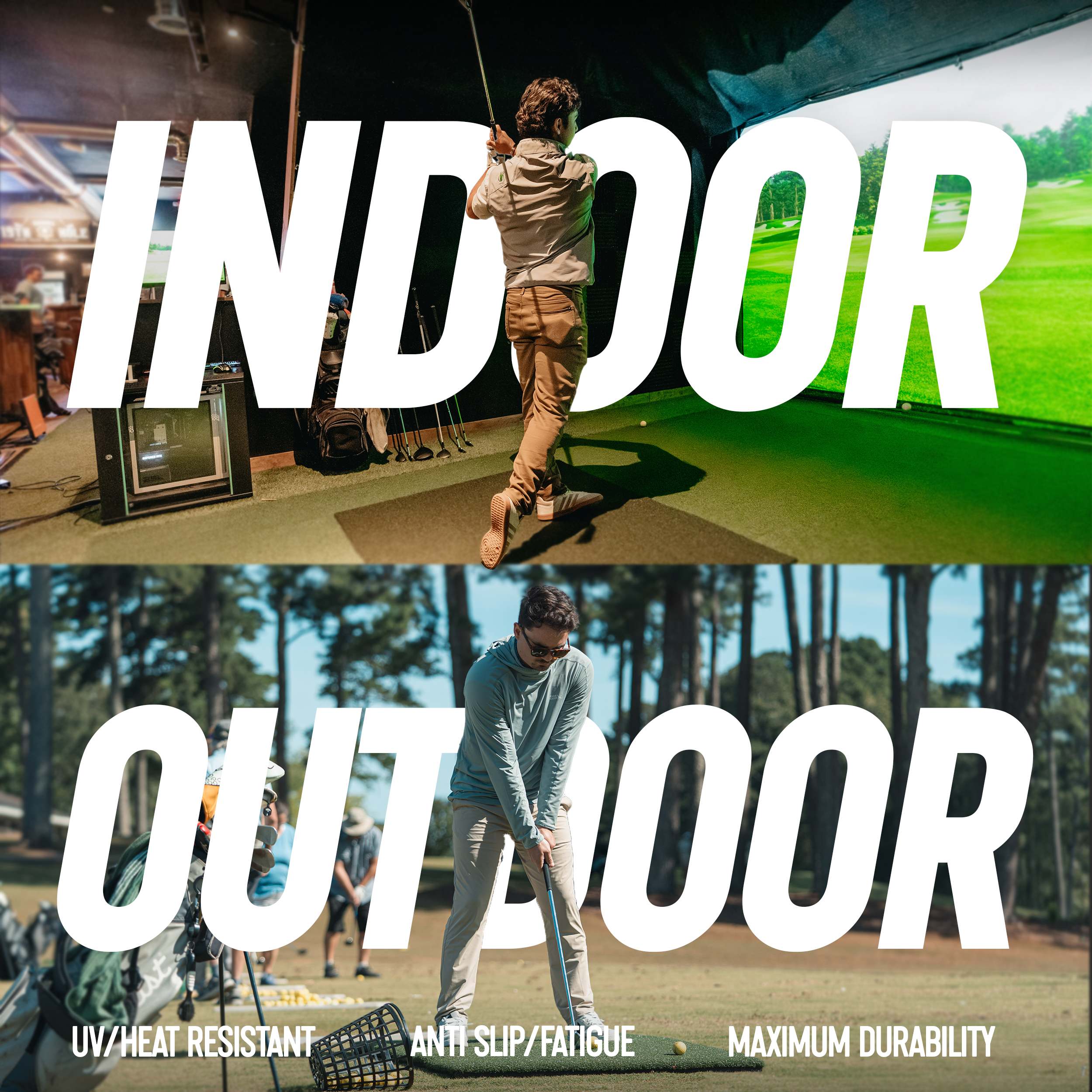 2 x 3 Super Tee Golf Mat with Urethane-Coated Backing