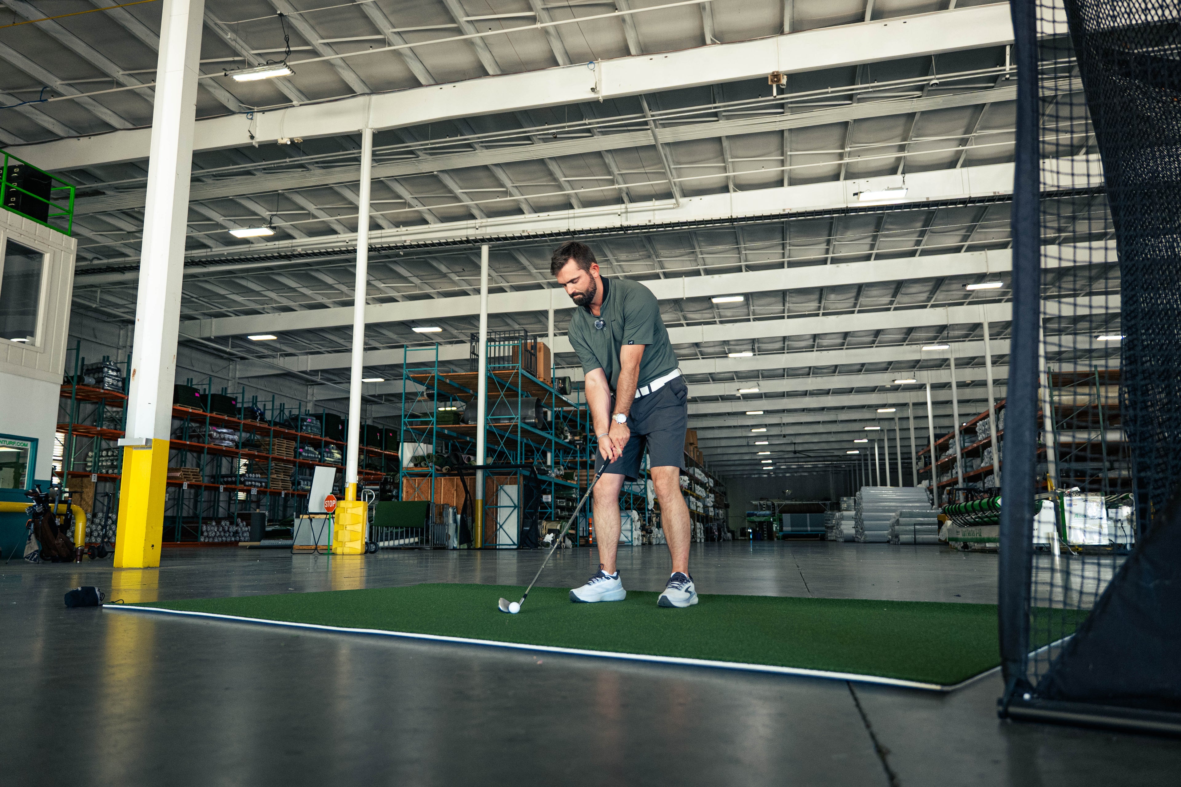 6 x 12 True Roll Golf Mat with Flexible 5mm Foam