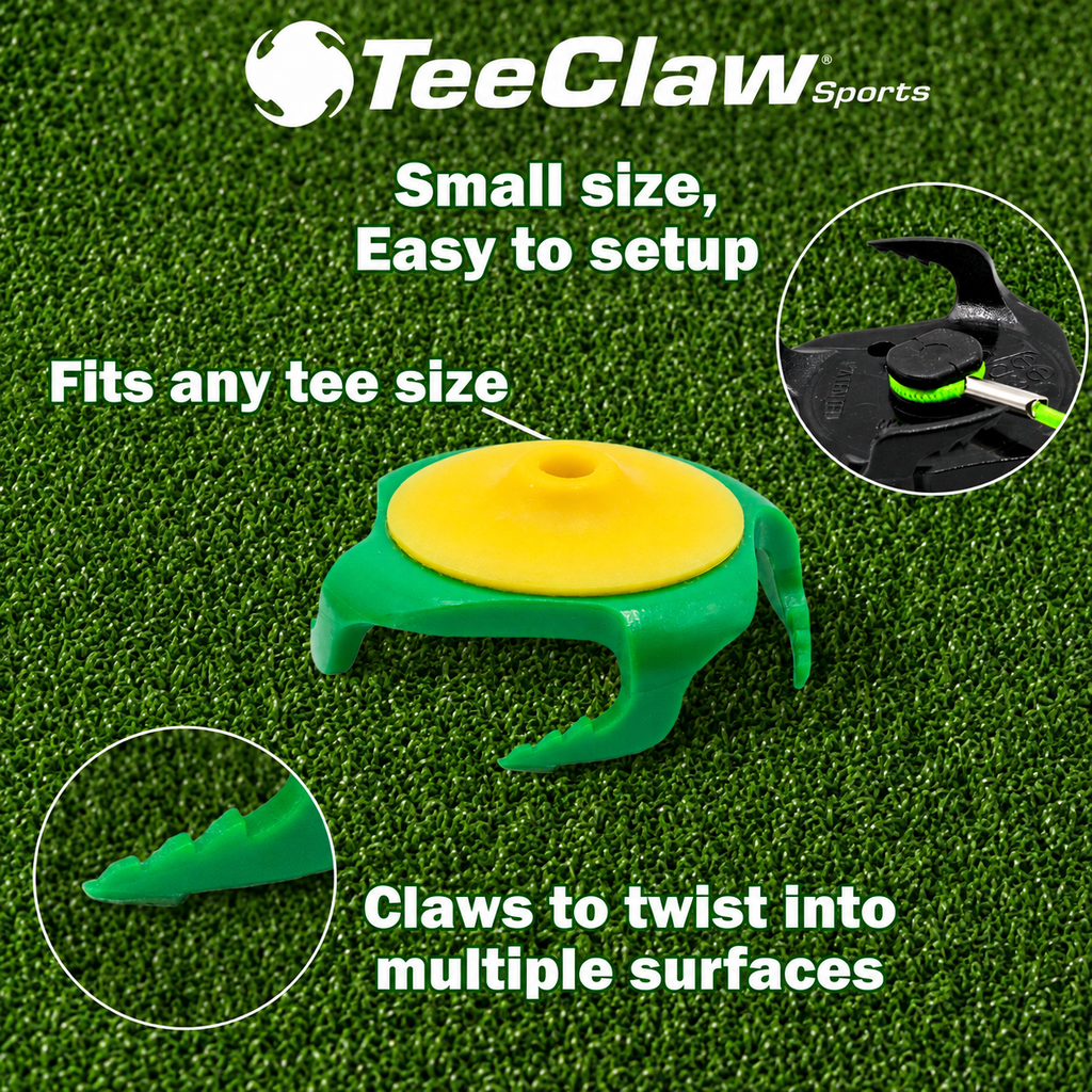 Tee Claw (10) Pack: Green-Yellow