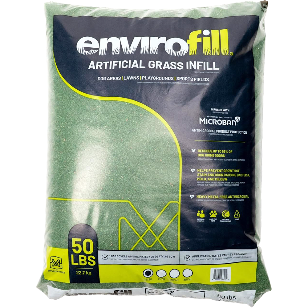 Green Silica Infill for Landscape Turf - 50 lbs