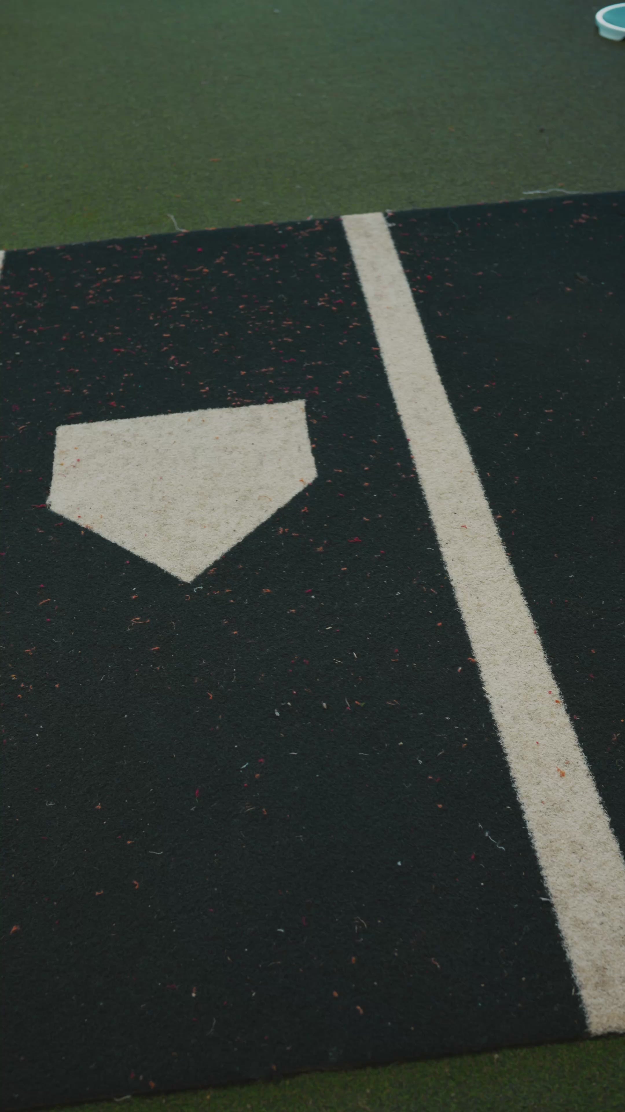 6 × 12 Proball Baseball Hitting Mat - Black Nylon, Inlaid Plate, Flexible 5mm Foam