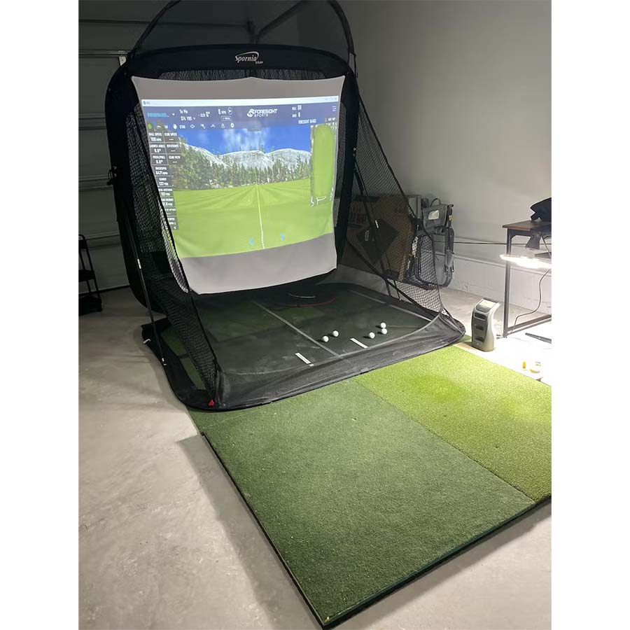 Golf Simulator Target Sheet - White